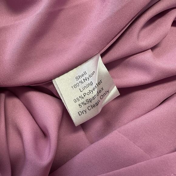 Rachel Parcell Pink Cap Sleeve Lace Sheath Dress Back Zip Womens Size 10 - Picture 10 of 11